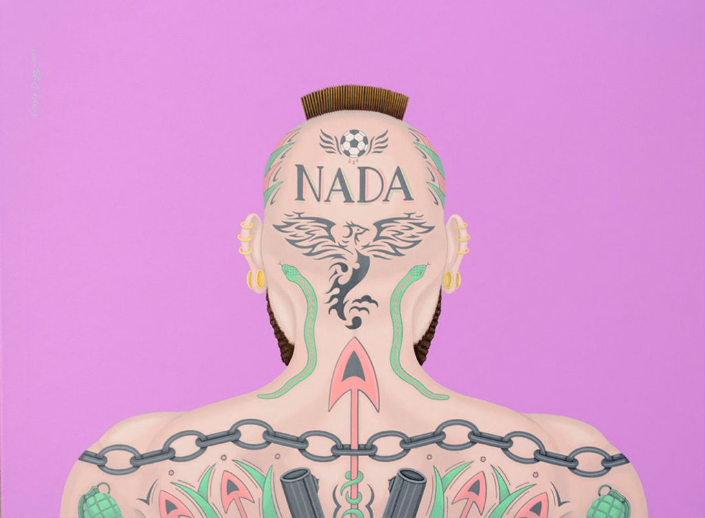 HAY PALABRAS QUE LO DICEN TODO | 80 x 60 cms. Acrílico sobre tela. 2017